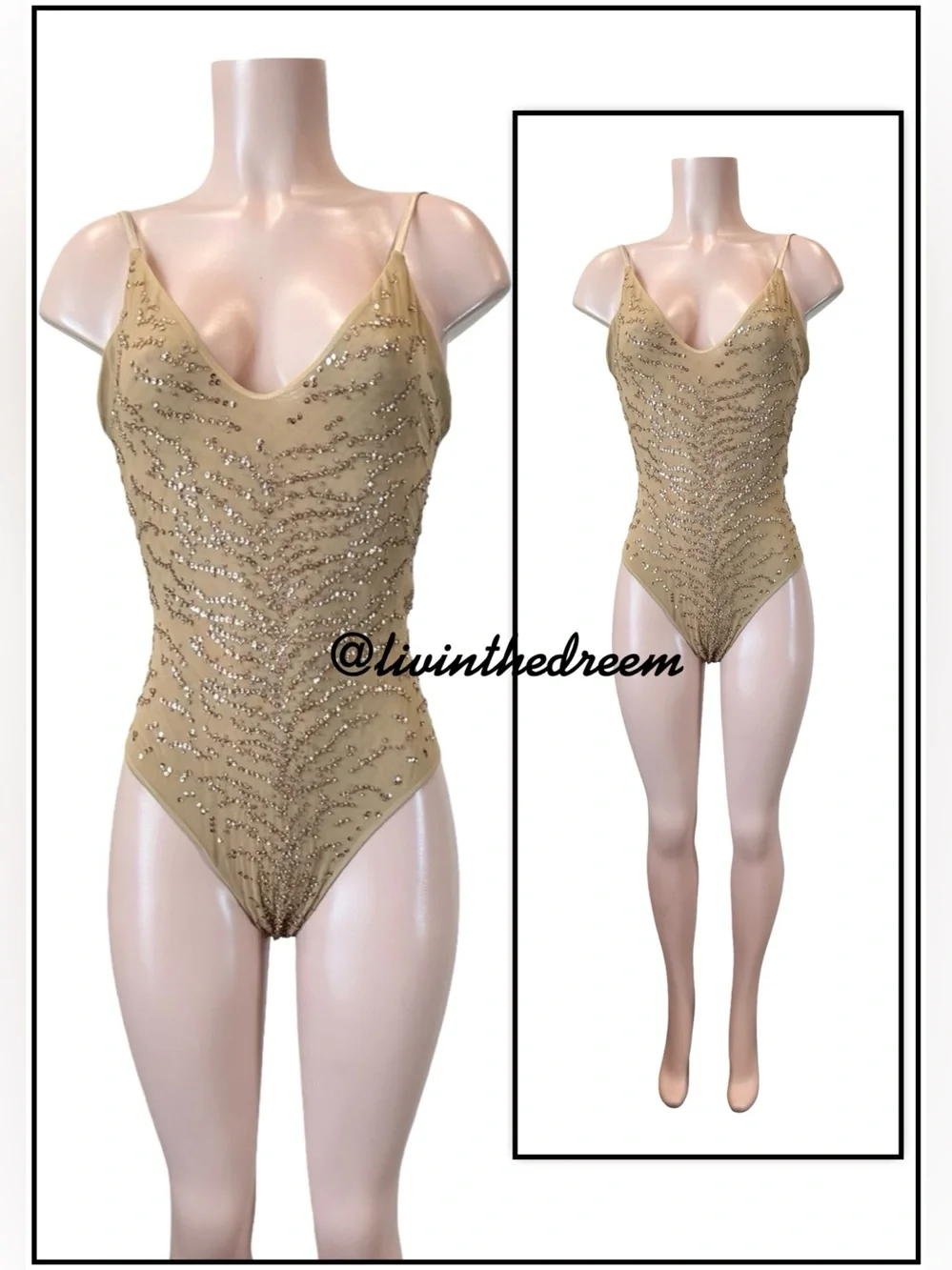 Beach Bunny Rose Gold Nala One Piece SZ L